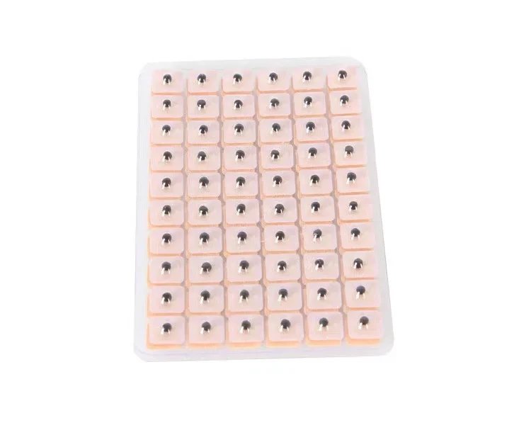 120pcs Cowherb Seed Ear Stickers Auriculotherapy Acupuncture Massage Therapy Dredge Body Meridians Improve Vision Treat Insomnia