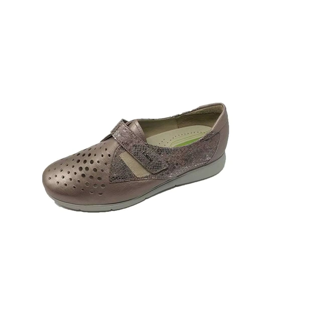 Demujer drucker shoe wide special leather, women's shoes easy close up very comfortable and lightweight
