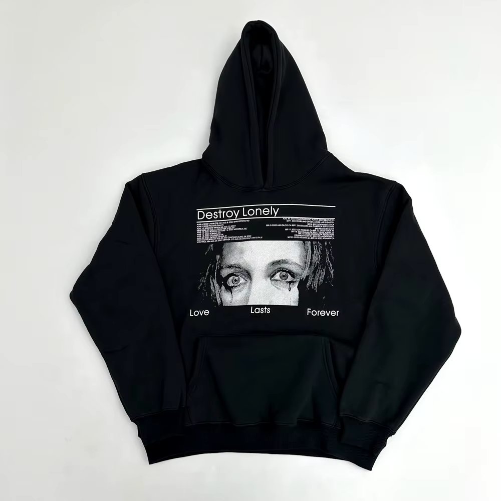 New Luxury 2023 PLAYBOI CARTI WHOLE Destroy Lonely Pullover Hoodies Hoody hooded Sweatshirts velvet Cotton Thick Fleece US #40
