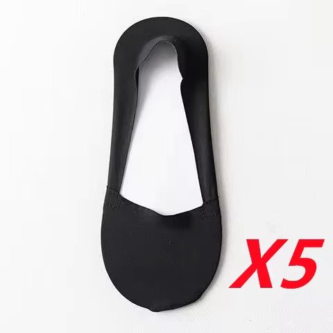 5 Pairs Black