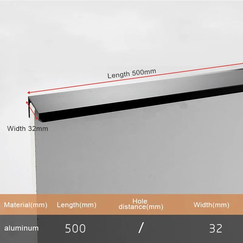 Black Length 500mm