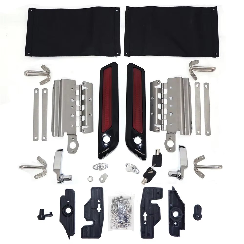Saddlebag Latch Lids Hardware Covers For Harley Davidson Touring 2014-2020 Aftermarket Motorcycle Parts One Touch