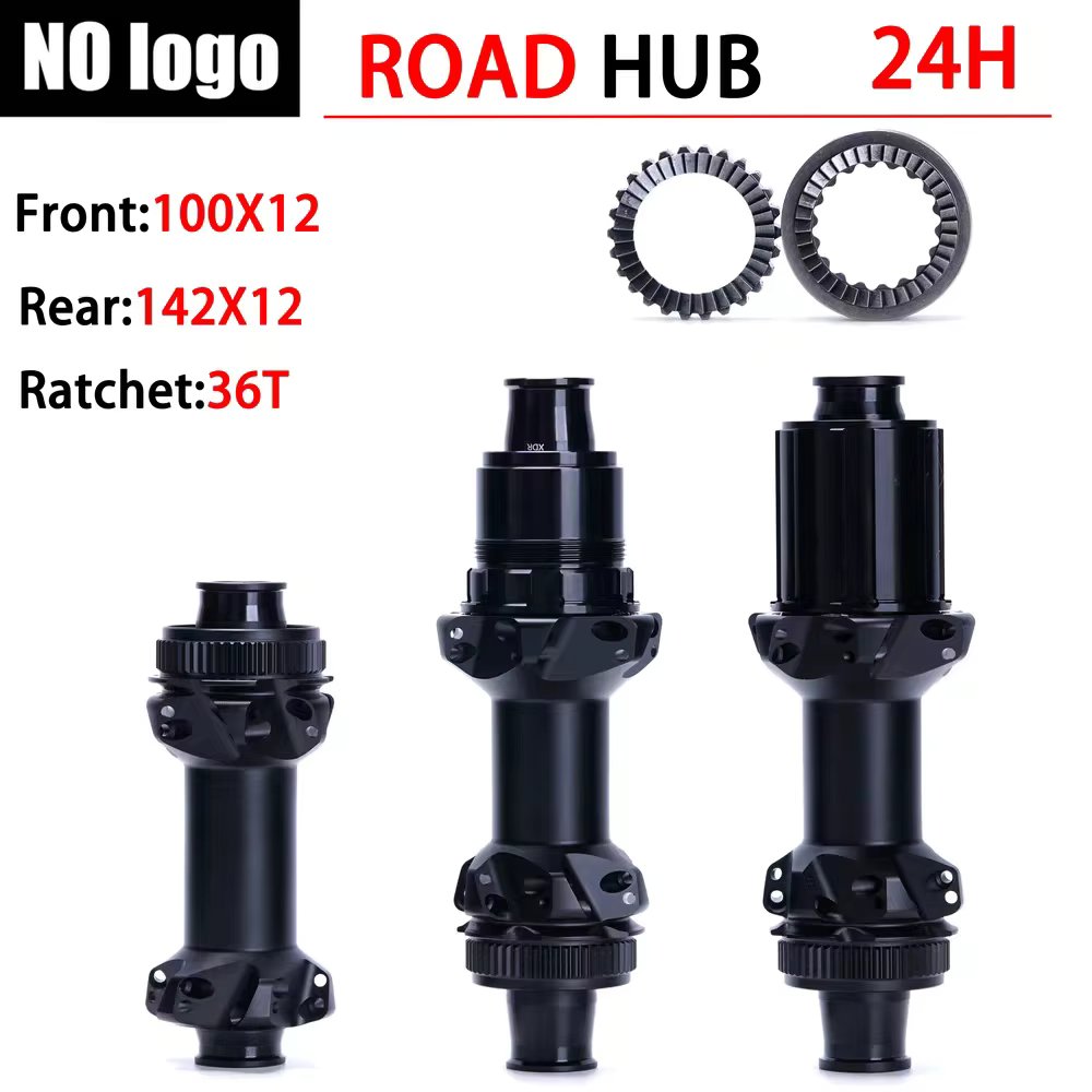 No Logo 180SL Road Hub Ultra Light 240g Central Locking Disc 24 Hole Ratchet 36T Straight Hub Gravel Bicycle For Shimano/SRAM