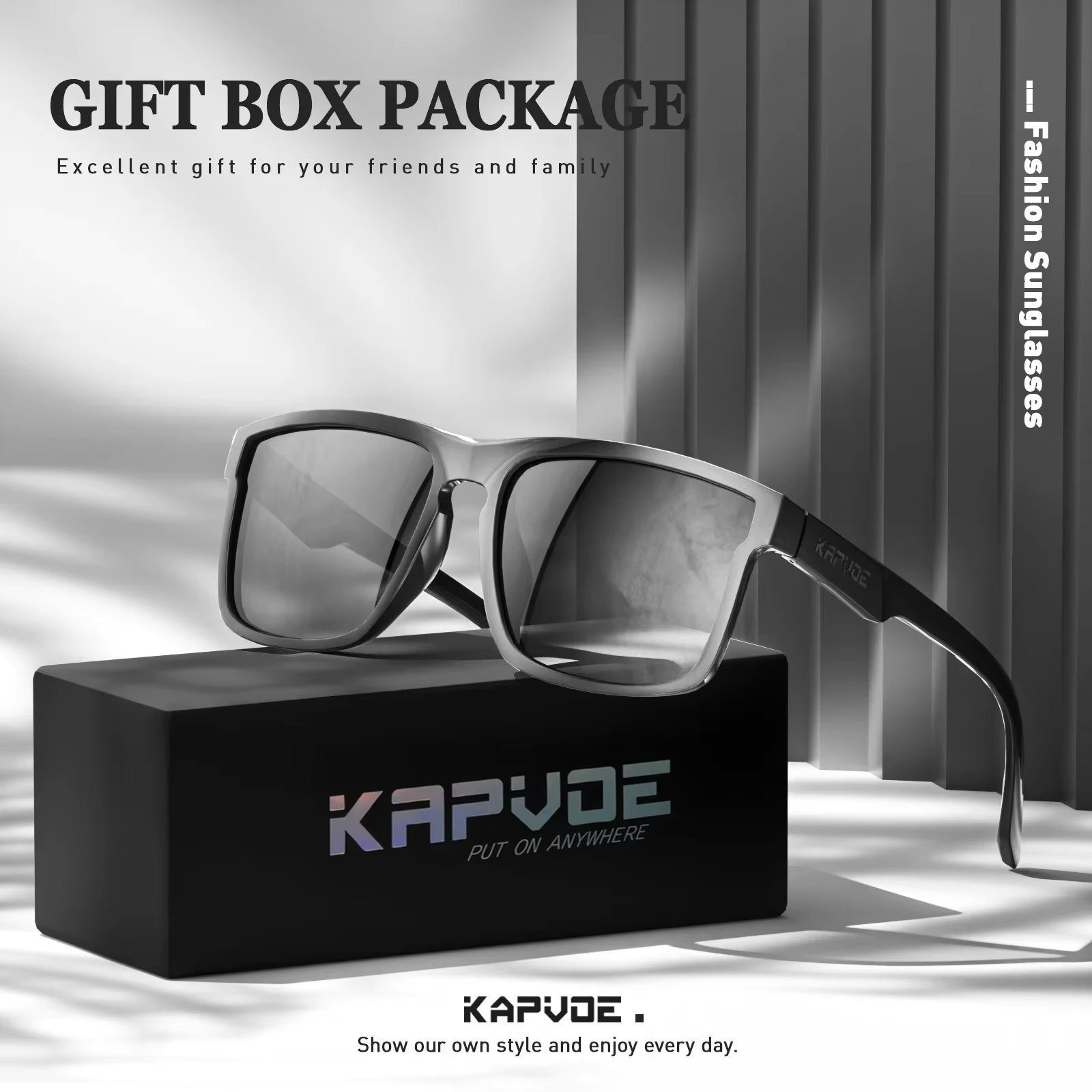 Kapvoe Polarized Cycling Sunglasses Woman Man Cycling Glasses Cycling Eyewear UV400 Outdoor MTB Sports Dark Bicycle Bike Goggles