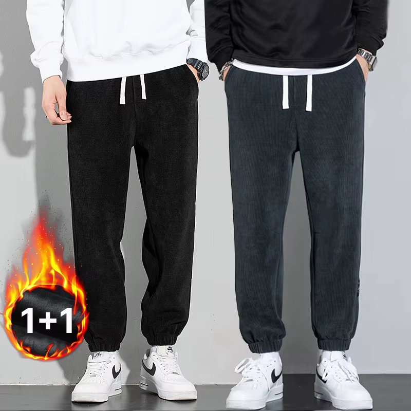 1 + 1 Trand Incorduroy Casual Pants Men's LP0951