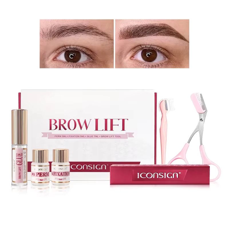 New DIY Brow Perm Eyebrow Lift 45-60 Days ICONSIGN Professional Brow Lifting Brow Perming Set Brow Beauty Makeup Tool Home Use