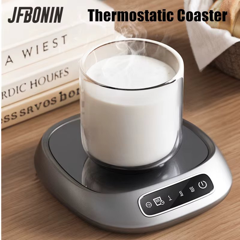 2024 Thermostatic Heating Coaster USB Home Heating Coaster 3-speed Adjustment Heating 55 Degrees Constant Temperature