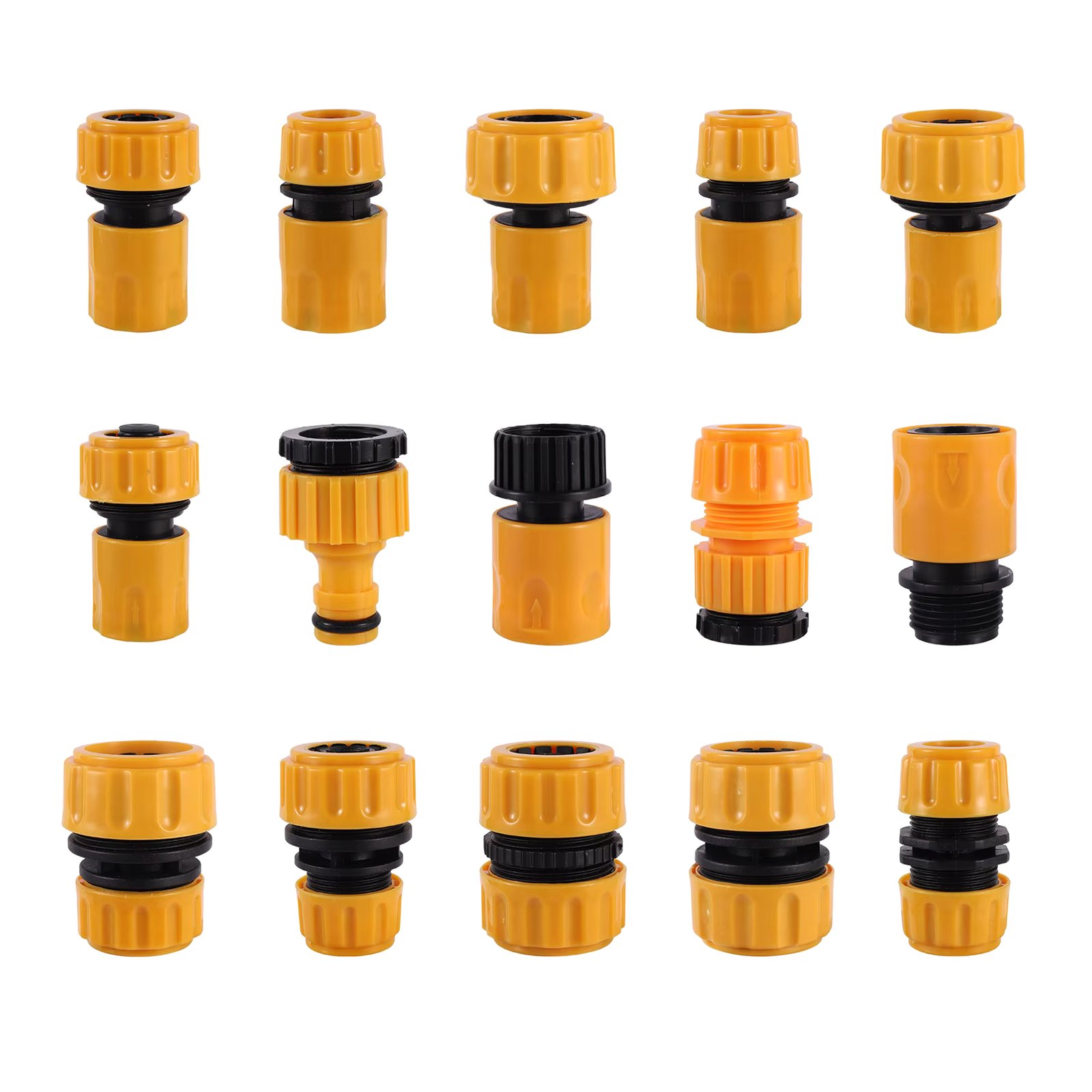 Quick Water Connector 1/2" 5/8" 1" Water Pipe Fast Connecting Joint Hose Tubing Repair Coupler Garden Irrigation Faucet Adapter