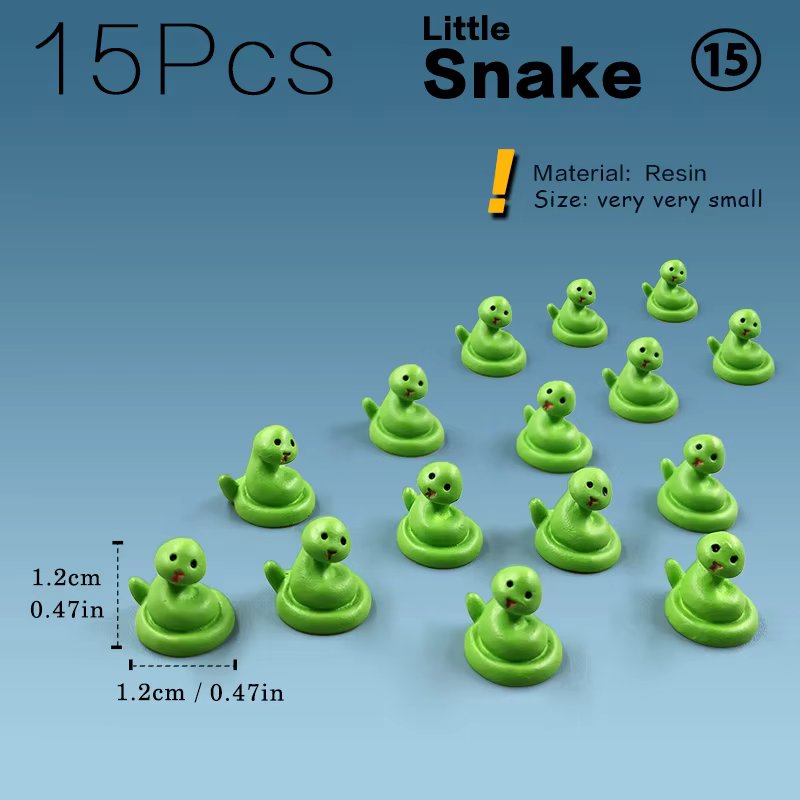 15pcs Snakes