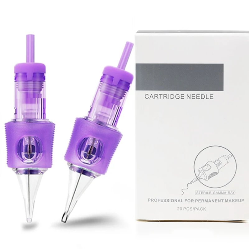 Professional Tattoo Needle Cartridge Precise Positioning Liner Shader for Eyebrow Lip SMP Tattoo Permanent Makeup Pen Machine