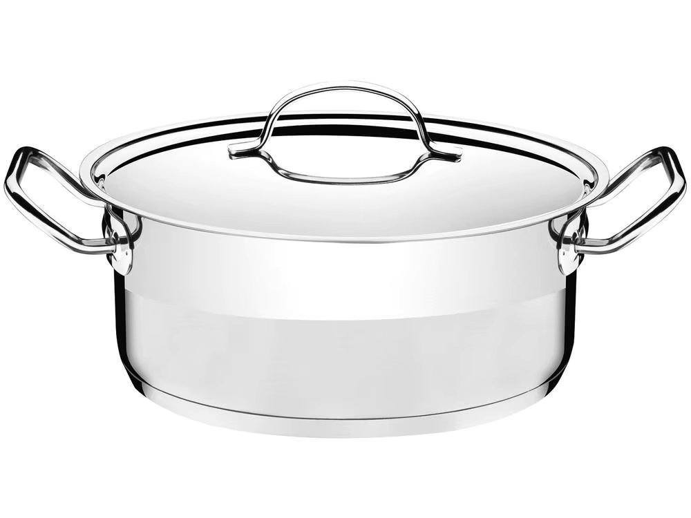 Tramontina Inox 4.7L 24cm Casserole with Lid