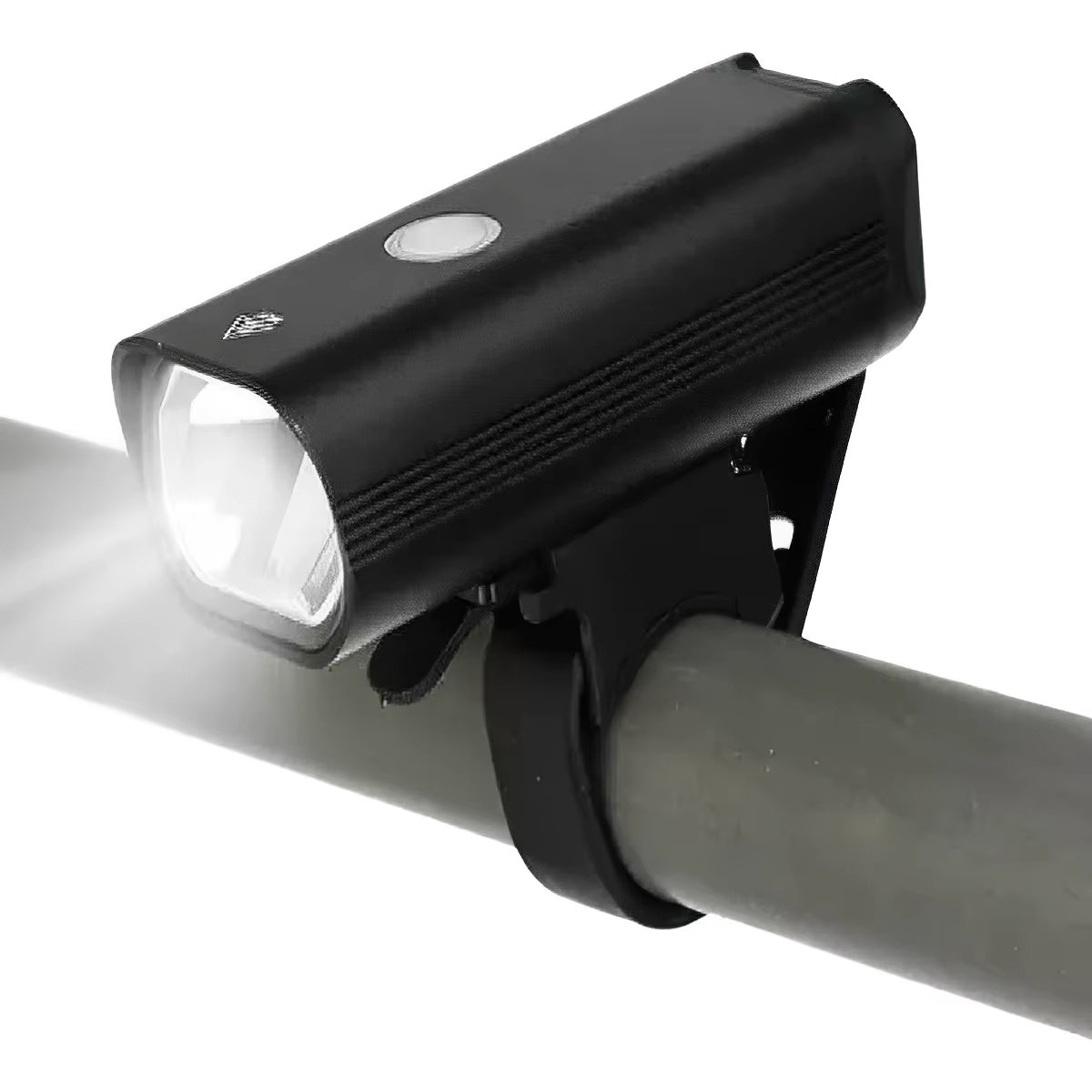 Black Rechargeable Usb Led Bike Bike Flashlight L516