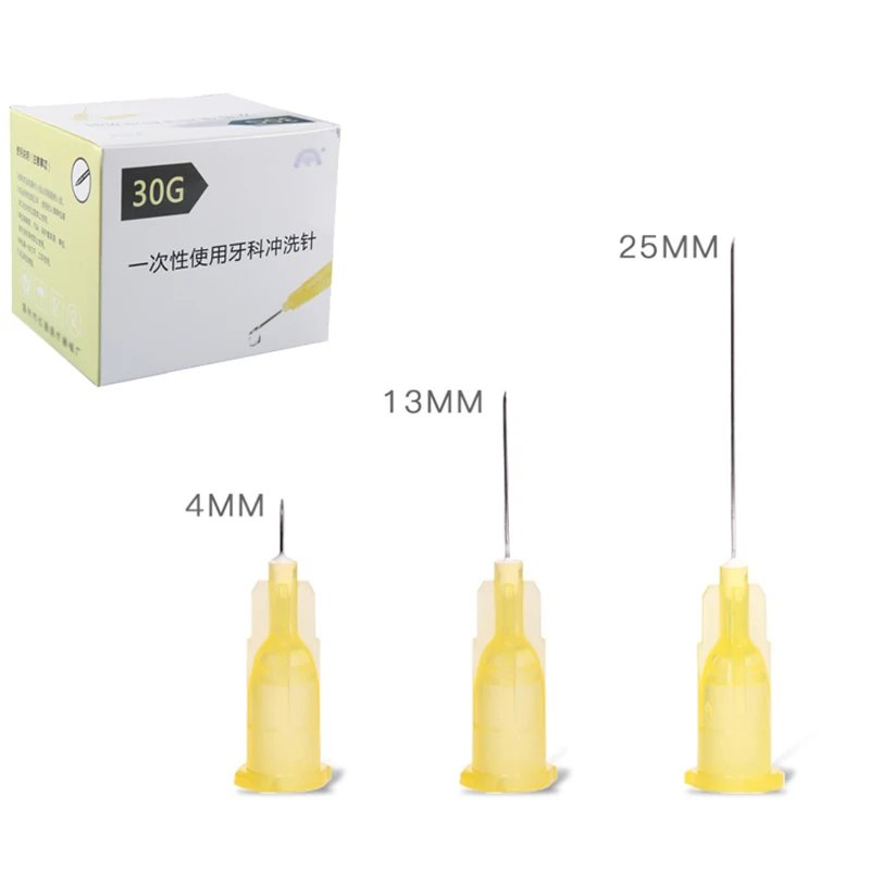 50pcs/lot disposable Piercing Transparent  16G 18G, 30G, 25G, 27G, 31G, 32G, 34G painless small needle sterile tattoo needles
