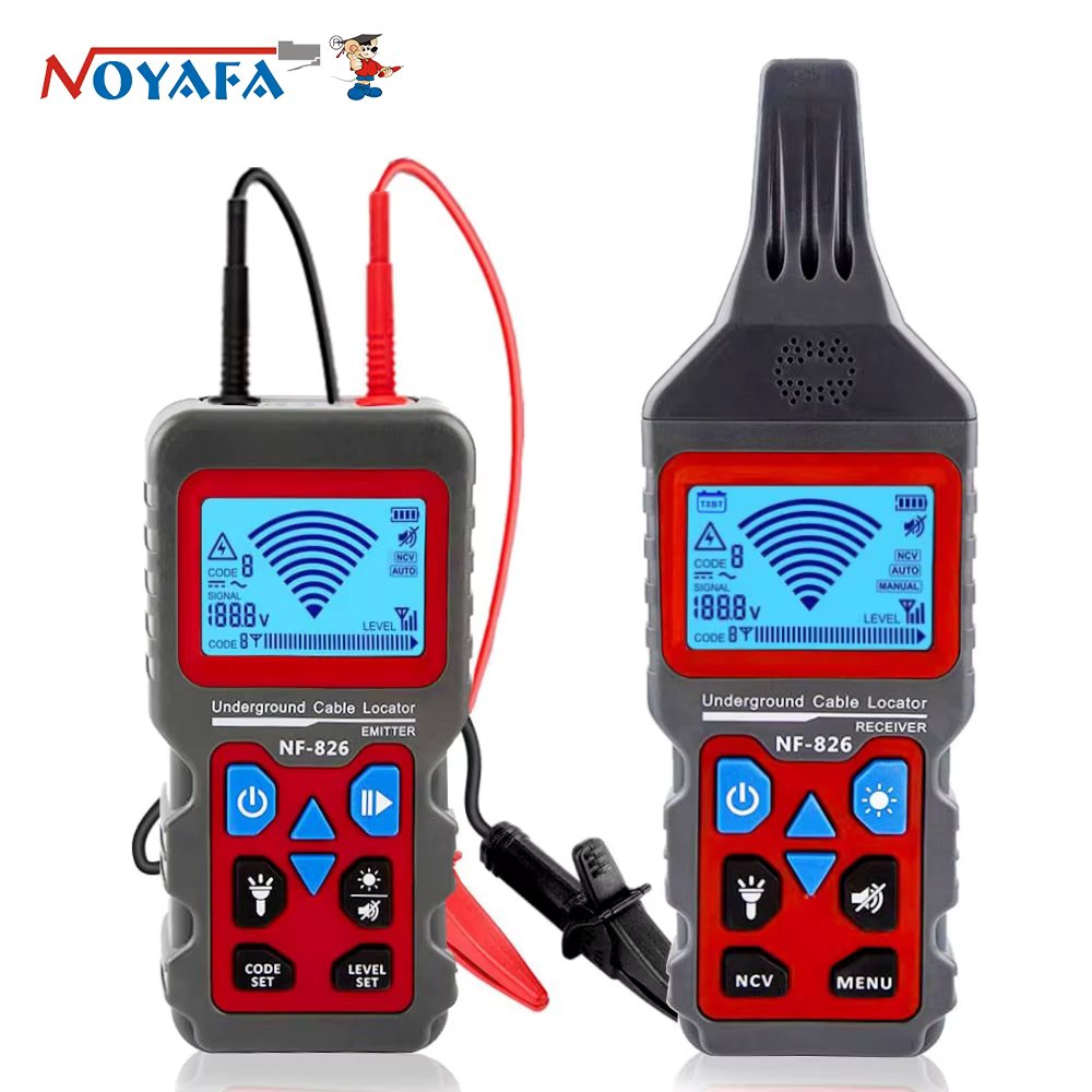 NOYAFA NF-826 Underground Cable Tester Wire Tracker Detect Wall Underground Cable Electrical Line Water and Gas Supply Pipeline