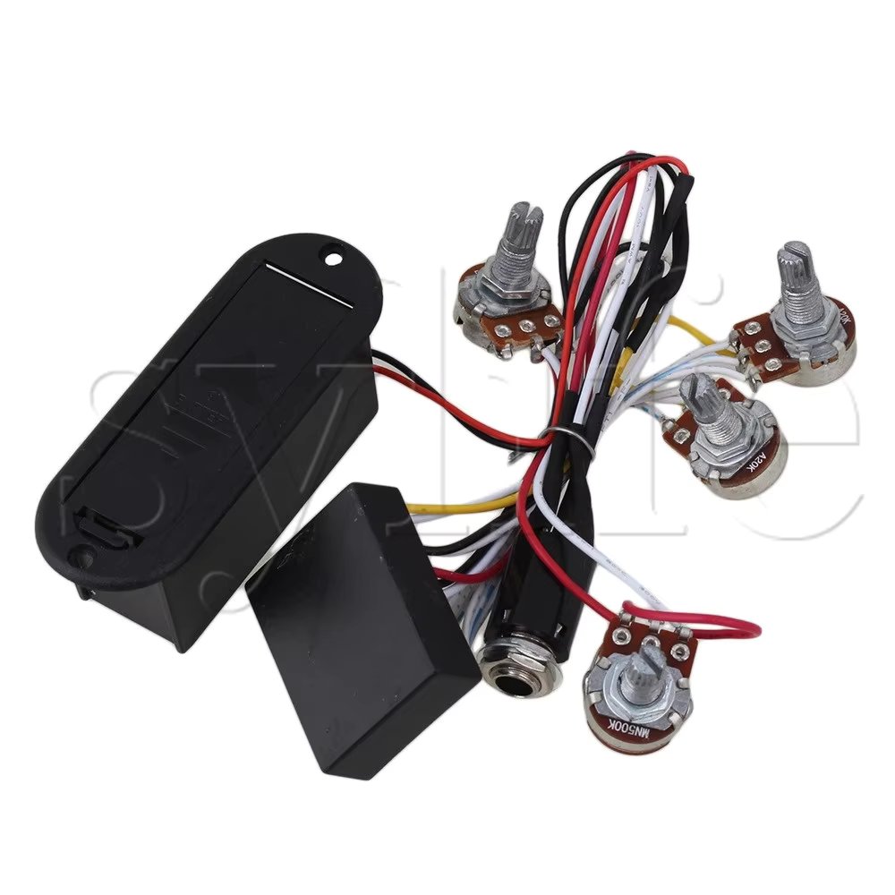 2 Band EQ Preamp Circuit for Active Bass Pickup/ Amplifying circuit