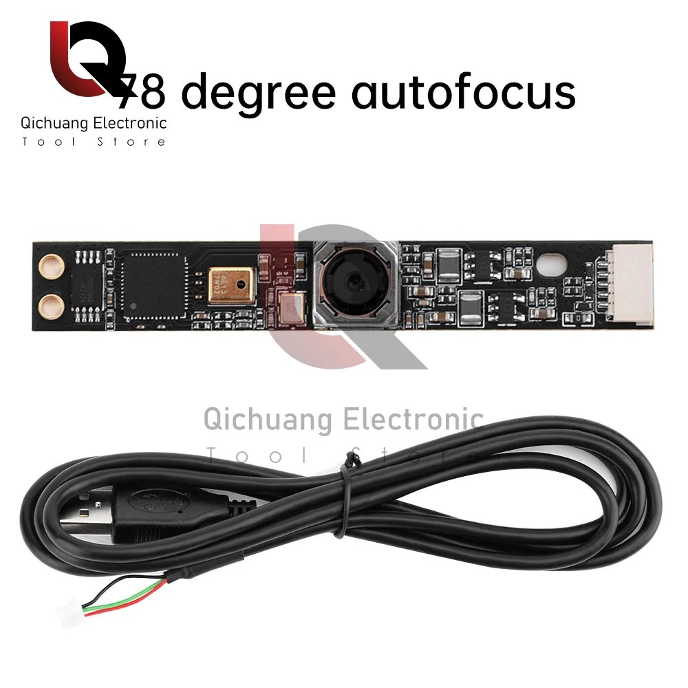 IMX179 Camera Module 8MP Autofocus 78/120 Degree High-Definition Mini IP Webcam CMOS 3264*2488 USB Plug Play For Laptop Computer