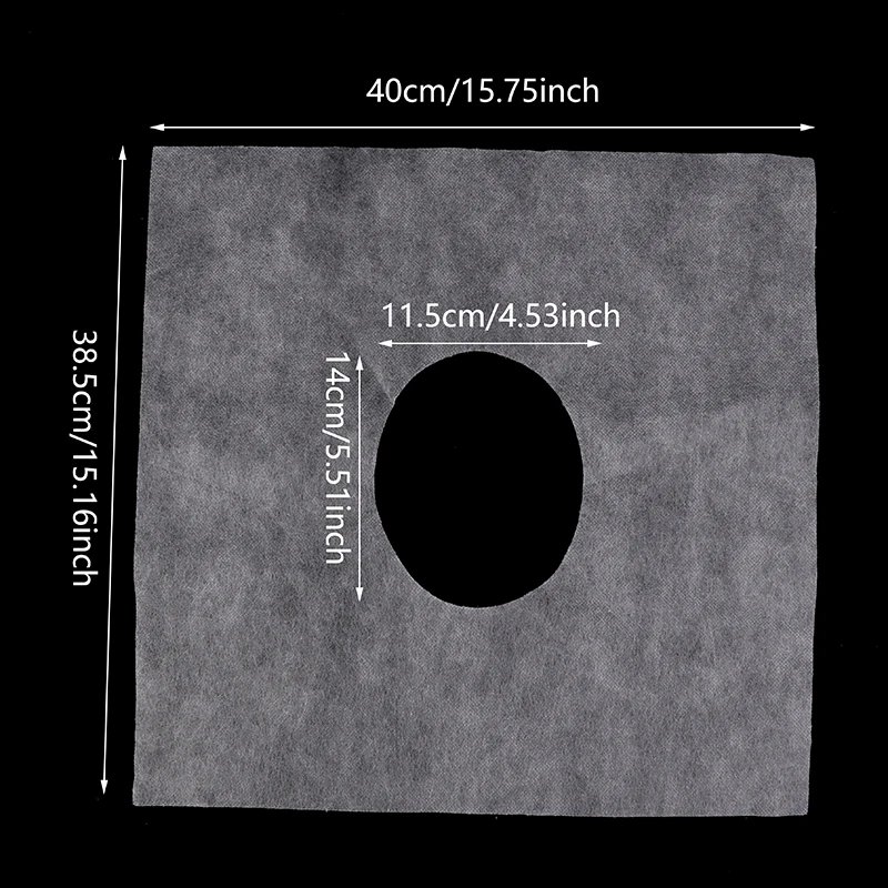 100pcs Spa Salon Disposable Massage Face Rest Cushion Covers Cradle Sheets Headrest Pillow Paper Massage Face Cradle Table Cover