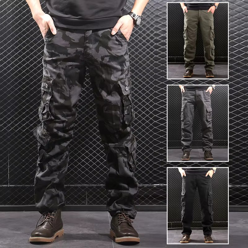 Men's Tactical Cargo Pants Men Camouflage Sweatpants Amazon Joggers  Sports Joggers Loose Fit Streetwear Male Hiking Trousers