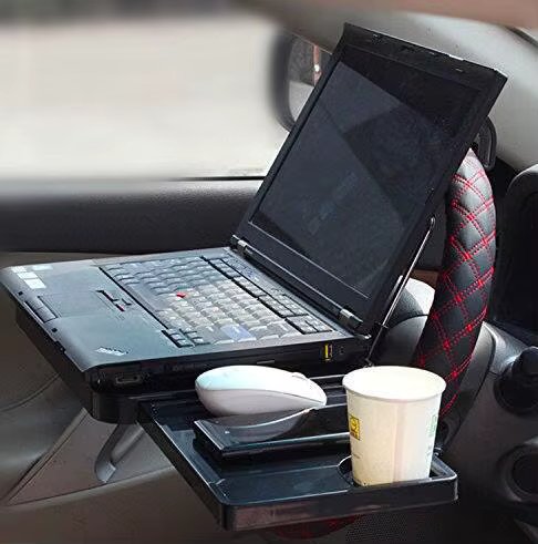 Universal Car Multifunctional Car Laptop Desk Computer Steering Wheel Tray Mount with Drawer