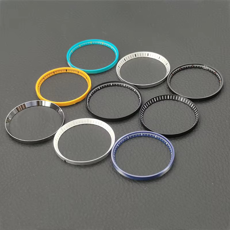 Dia 31.4mm Chapter Ring Fits Seiko 6105 6309 Turtle Captain Willard Diving Watch Case NH35 NH36 Movement Watch Case Parts