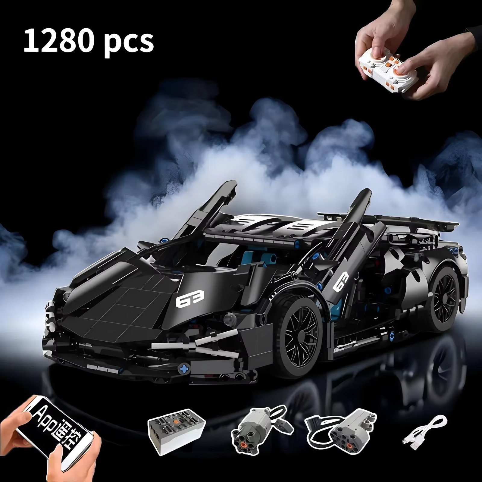 Technical Racing Sport Car Model Building Blocks technic adults 1:14 DIY Supercar Brick Puzzle Toys Kid Adult christmas Gifts ﻿