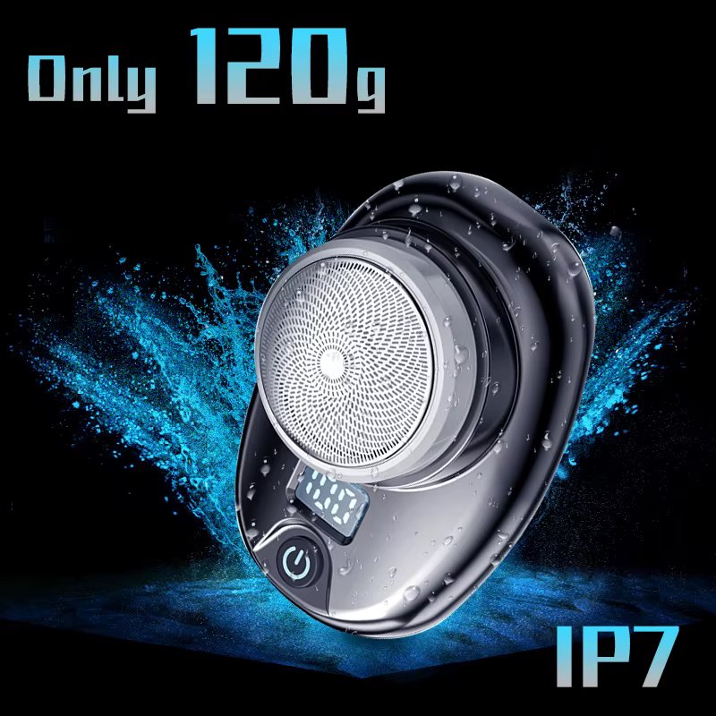 Mini Electric Travel Shaver For Men Pocket Size Washable Rechargeable Portable Painless Cordless Trimmer Knive Face Beard Razor