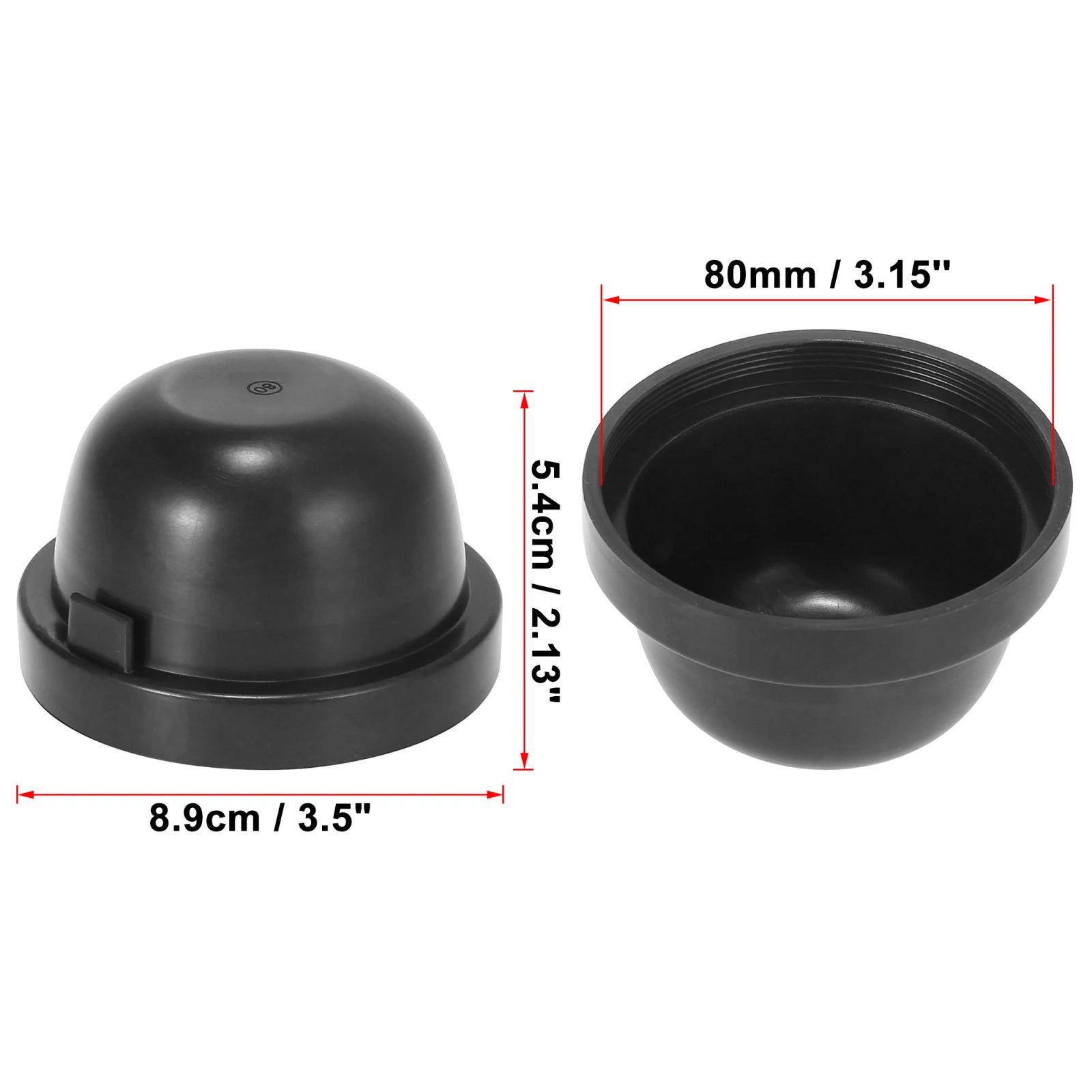 2pcs 80mm
