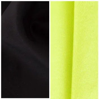 black yellow green