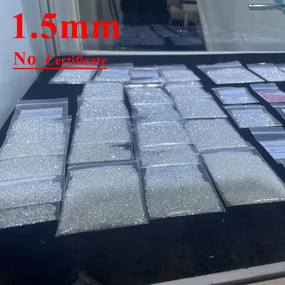 Serenity 1mm 2mm 3mm 5mm 6.5mm 8mm D Color VVS1 Moissanite Loose Stone Customized Necklace/Bracelet/Rings/Earring GRA Certified