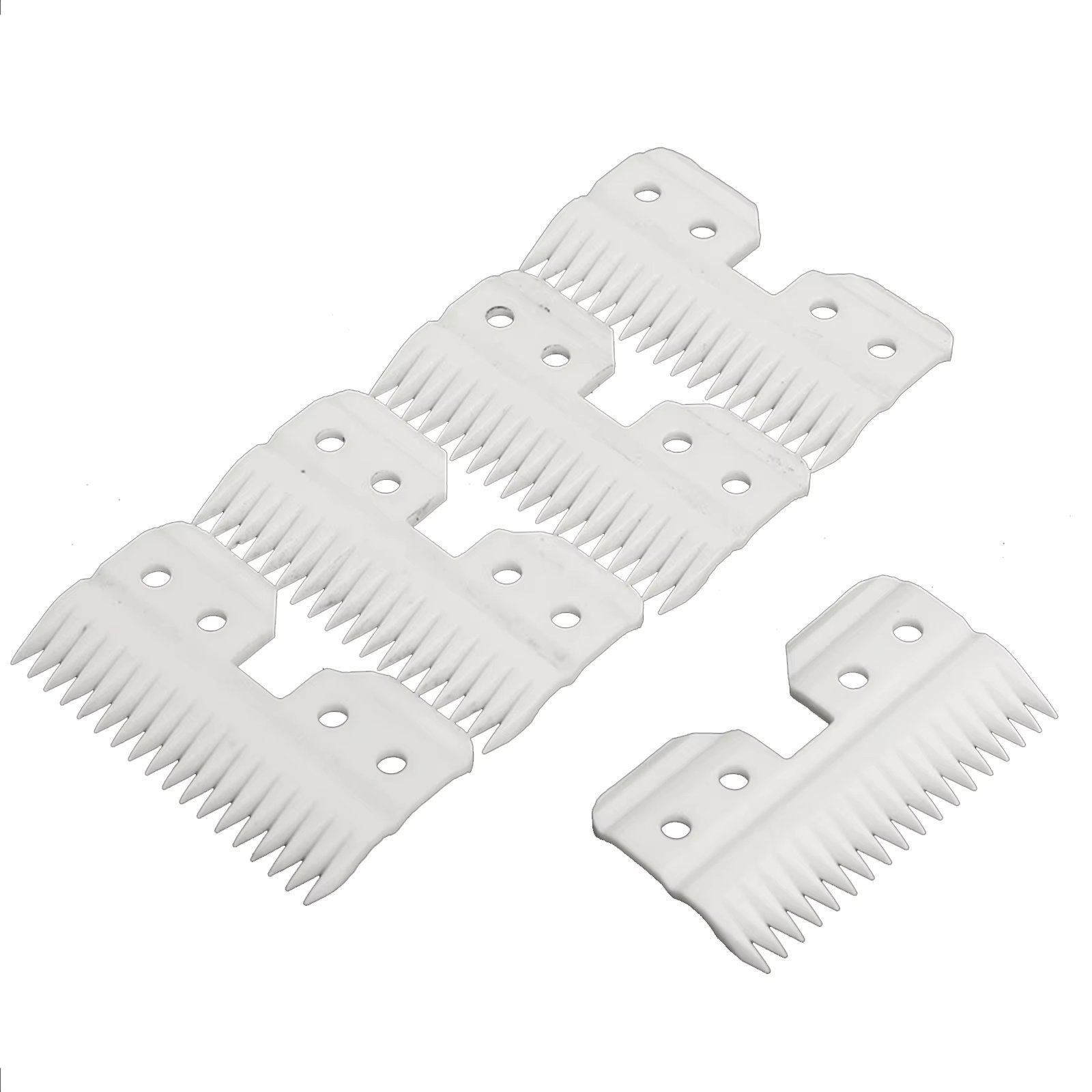 5pcs/lot 18 Teeth Pet Clipper Ceramic Moving Blade Dog Grooming Blade Electric Accessories for Andis Wahl Oster A5