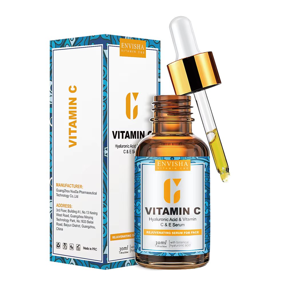 ENVISHA Face Serum Vitamin C Whitening Facial Care Skin Hyaluronic Acid Anti Aging Wrinkle Moisturizing Retinol Shrink Pores