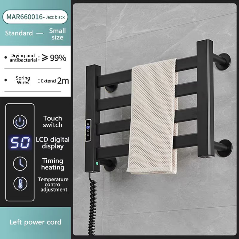 Electric Heated Towel Radiator Rail Rack Shoe Cloth Body Dryer for Home Appliance Smart Bathroom Heater Warmer Accessories Shelf