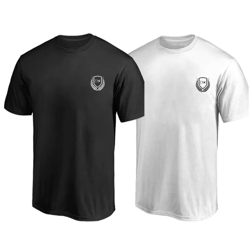 Kit 2 Camisetas Masculinas Básica Dexshoes Brasão do P ao G1