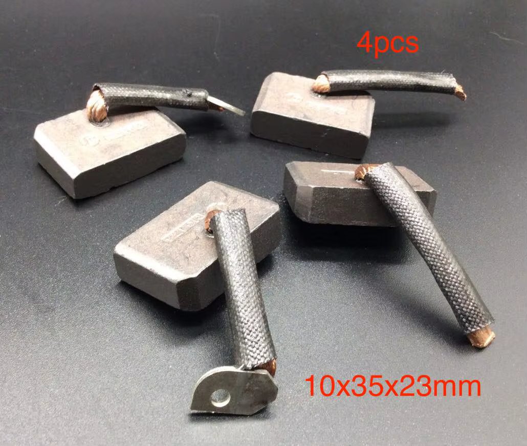 4pcs for Hino J410 Construction Machinery High Quality Starter Motor Carbon Brush 10X35X23mm