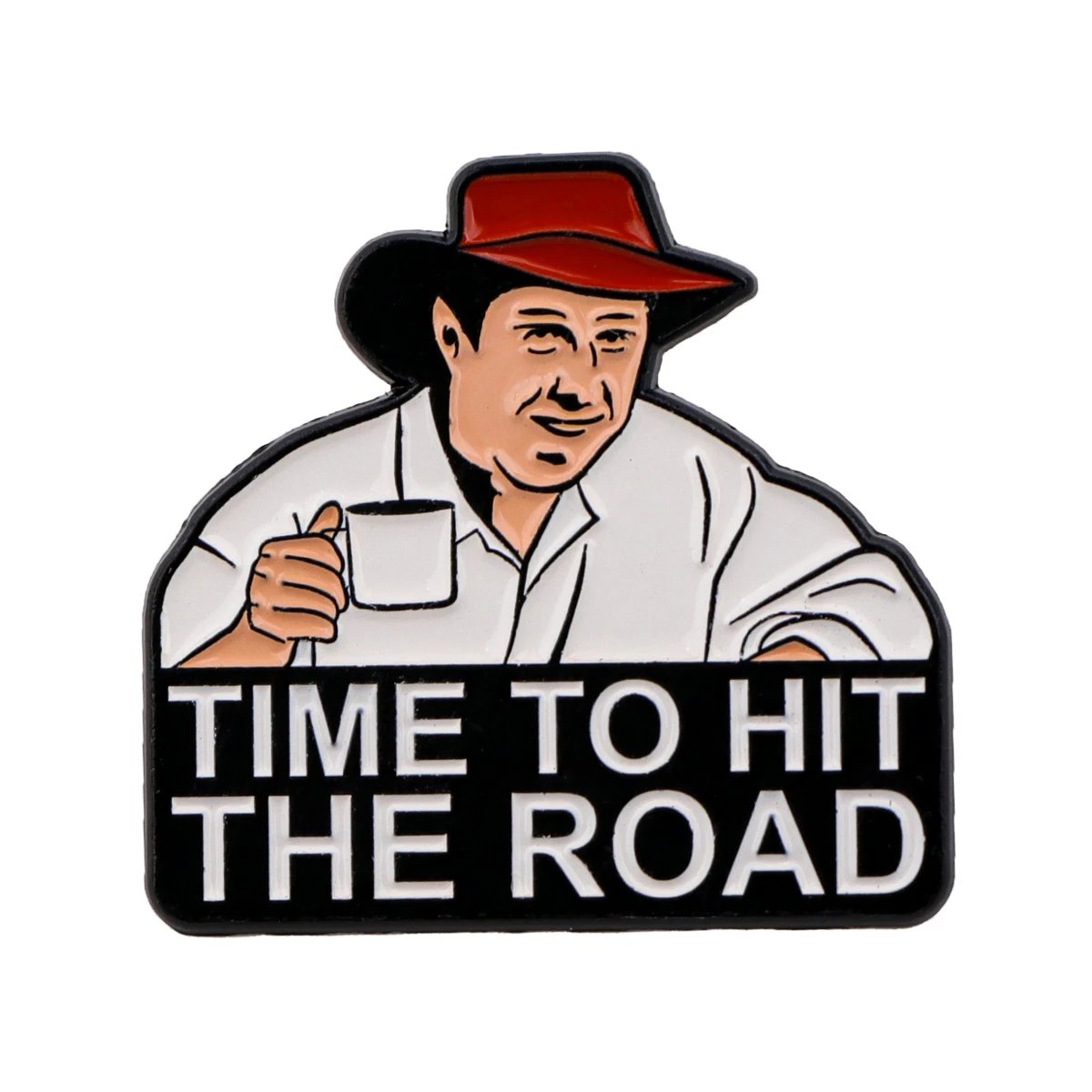 Classic TV Show Friends Lapel Pins for Backpack Men Enamel Pin Briefcase Badges Brooch for Clothes Jewelry Accessories