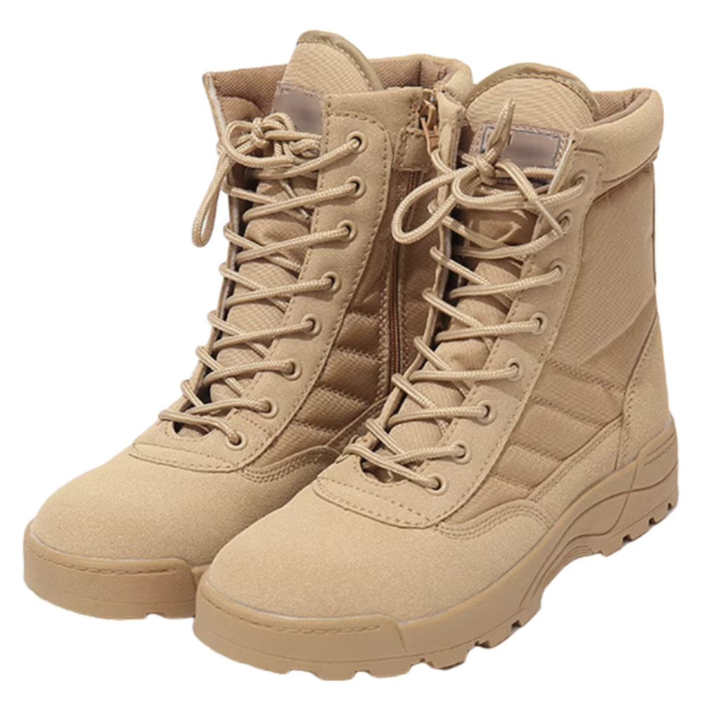 Men's Desert Combat Boots High-top Hunting Training Boots Lace Up Winter Shoes Lightweight Sneaker Outdoor  Hiking Safety Shoes