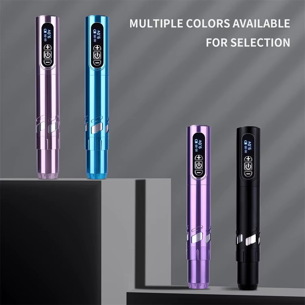 OFEYLE Wireless Tattoo Machine Makeup Pen Dual Battery Rotary Tattoo Pen Machine Tattoo for Suitable Eyebrow and Lip Tattoos
