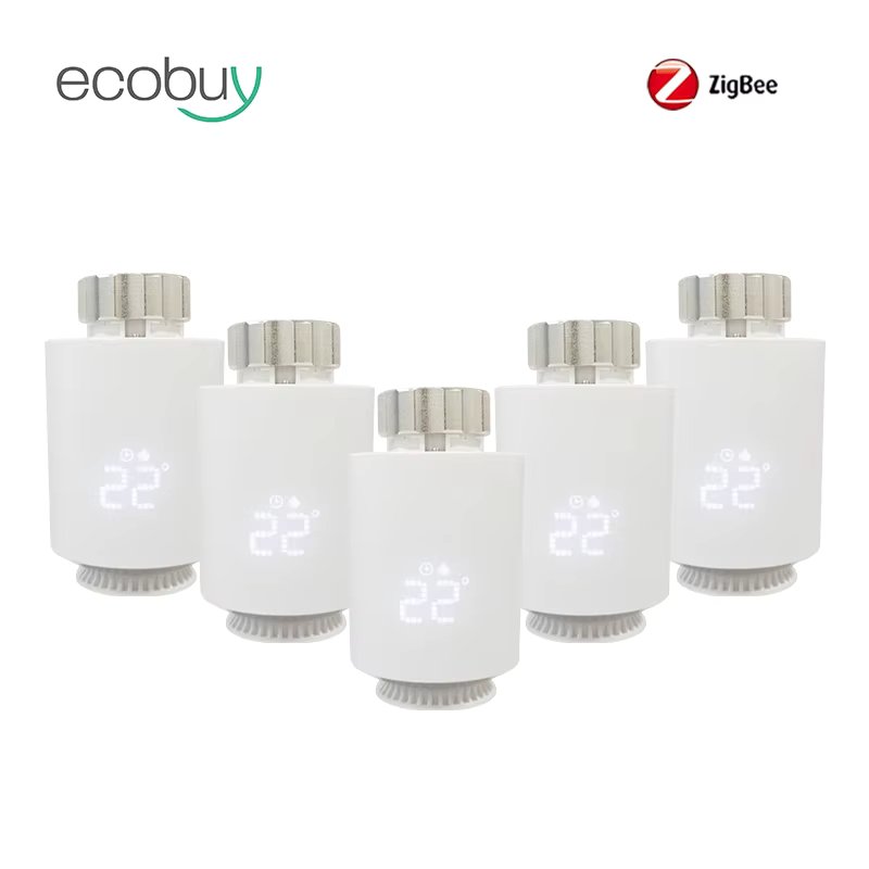 Tuya Smart ZigBee 3.0 Thermostatic Radiator Valve TRV Zigbee Thermostat Radiator Valve Temperature Controller Alexa Google Home