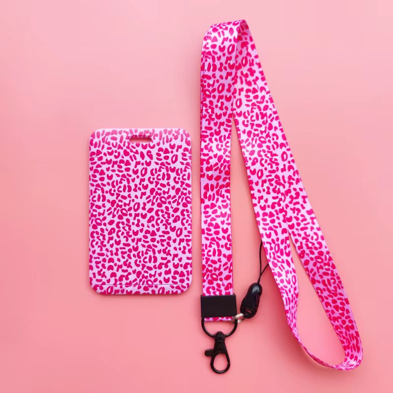 Leopard card holder