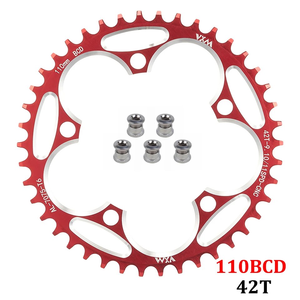 Red 42T and 5 Screws