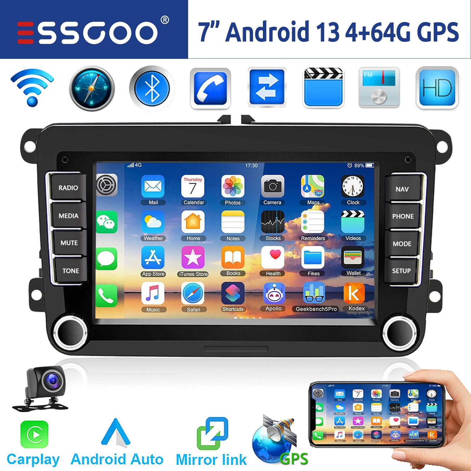 4-64 Carplay AHD Cam