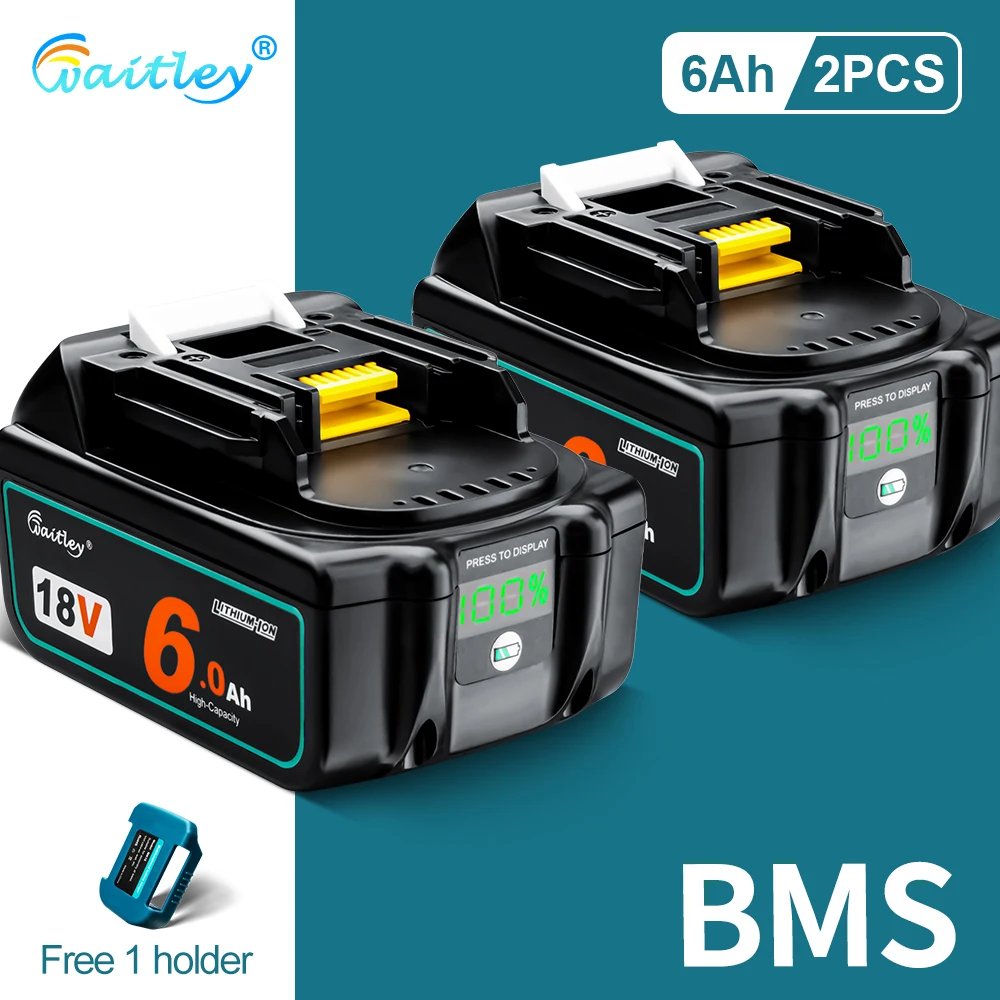2 PCS 6Ah battery