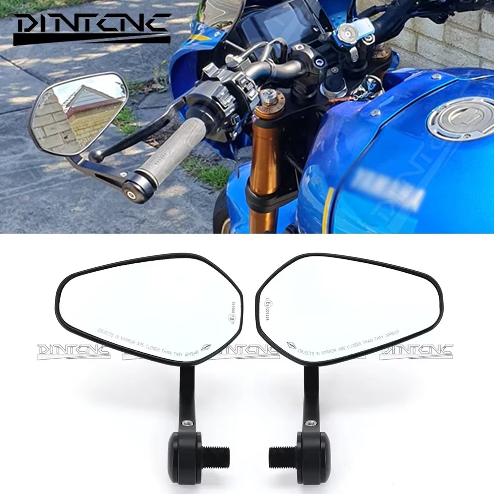 E9 Certified For YAMAHA XSR 900 XSR900 2022-2024 Handlebar End Mirror Rotatable Shrink Left Right Sides Rearview Accessories