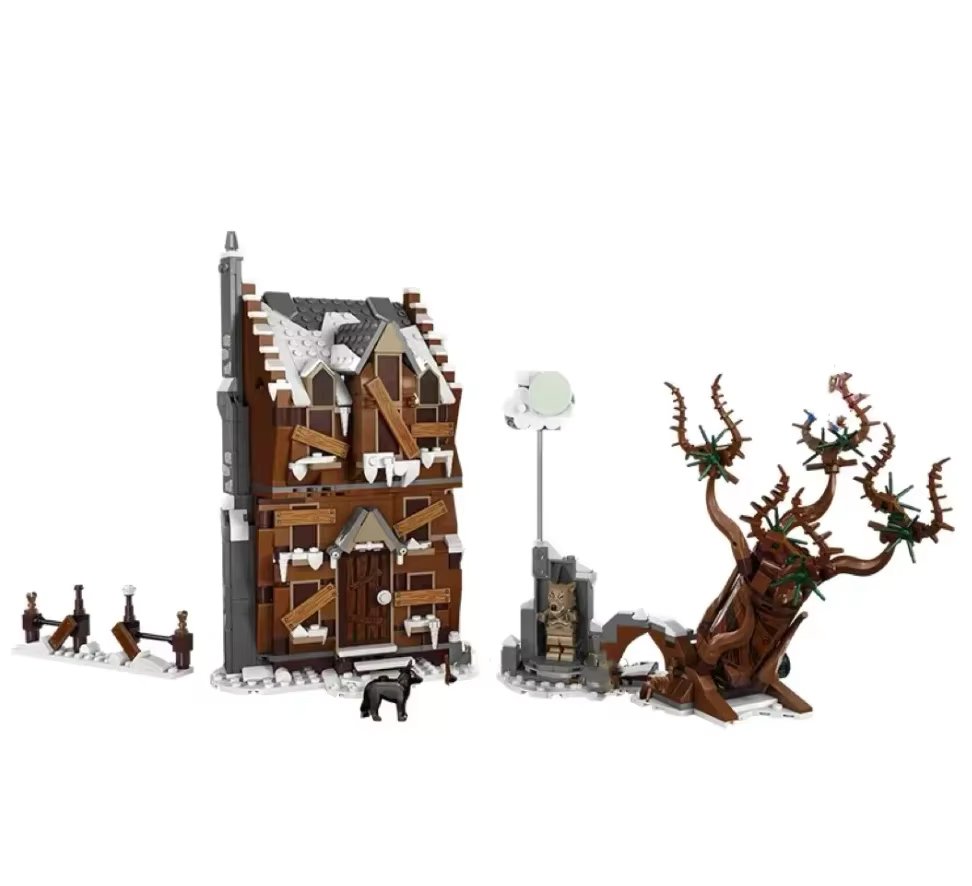 MOC Building Blocks Shrieking Shack Whomping Willow Model Magic Film DIY Assembled Bricks  Children Toys Gifts 76407