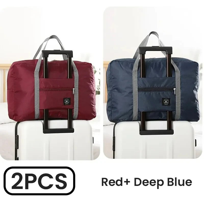 Deep Blue and Red