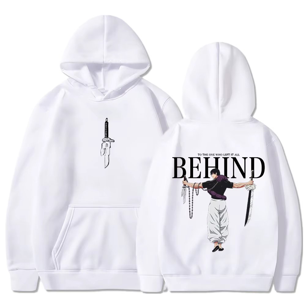 Jujutsu Kaisen Anime Hoodies Men Women Fushiguro Toji Manga Hooded Pullover Gothic Sweatshirts Hip Hop Streetwear Men's Clothing
