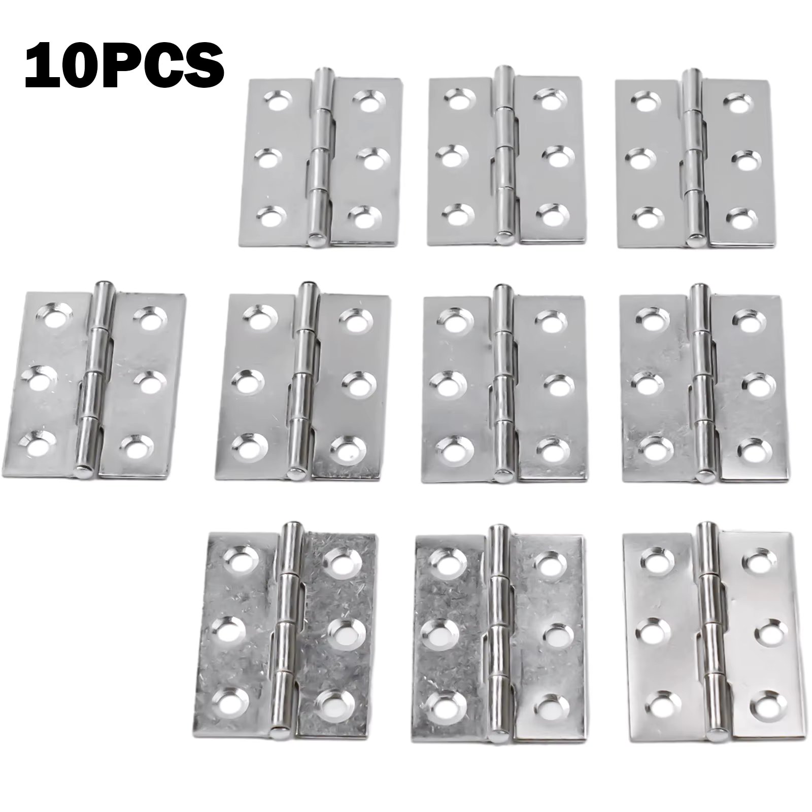 10Pcs Stainless Steel Hinge Wooden Box Mini Hinge Door Fitting For Various Wooden Doors Entrance Doors