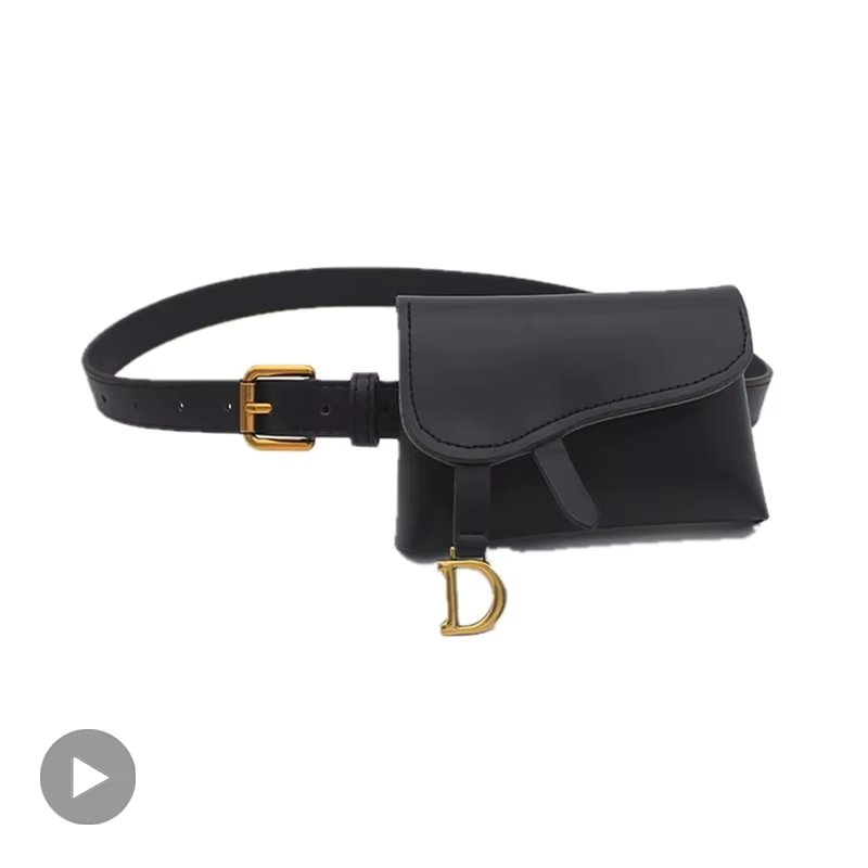 Women Fanny Waist Bag Pack Belt Pouch Belly PU Leather For Banana Lady Kangaroo Bum Hip Side Sachet Mobile Phone Waistbag Wallet