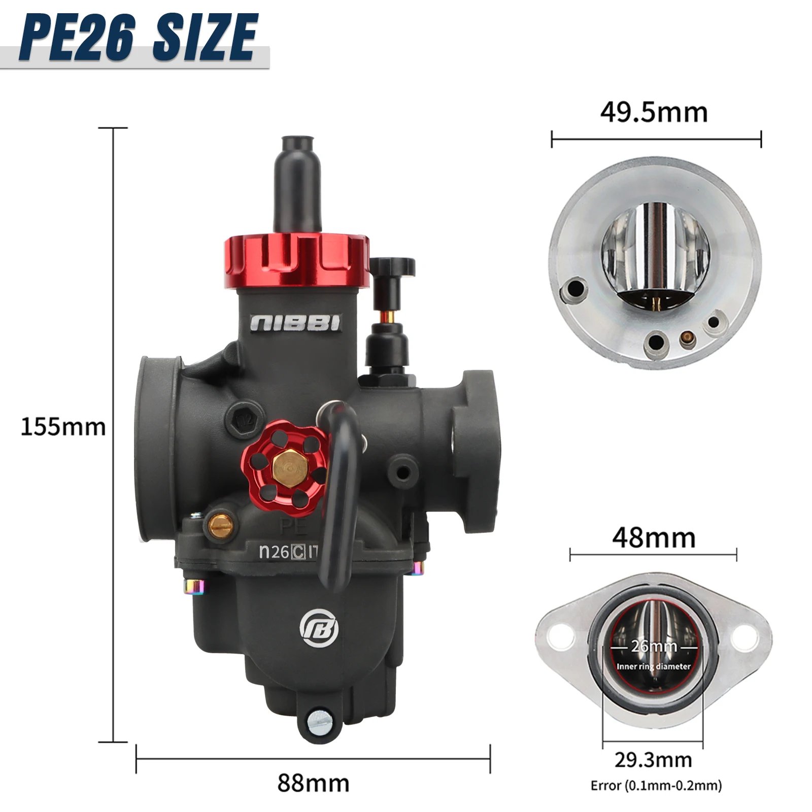 PE 26mm Black
