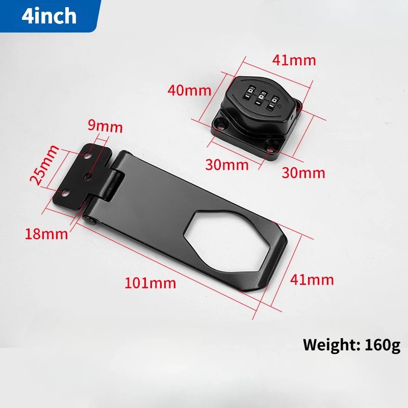 4-inch black